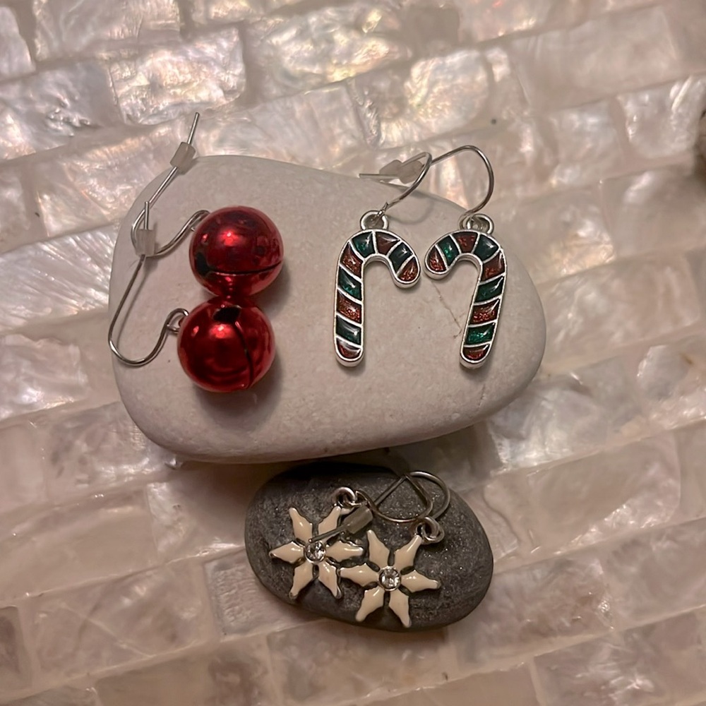 3 sets of Holidayay earrings